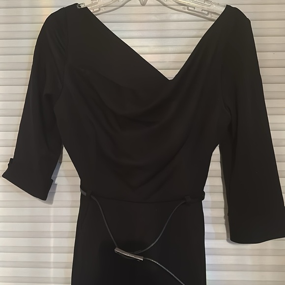 Black Halo Jackie O wide legged Jumpsuit - Picture 3 of 7